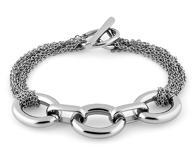 Stainless Steel Big Link Chain Bracelet