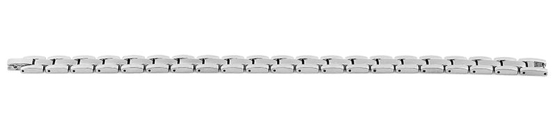 Stainless Steel Block Link Bracelet