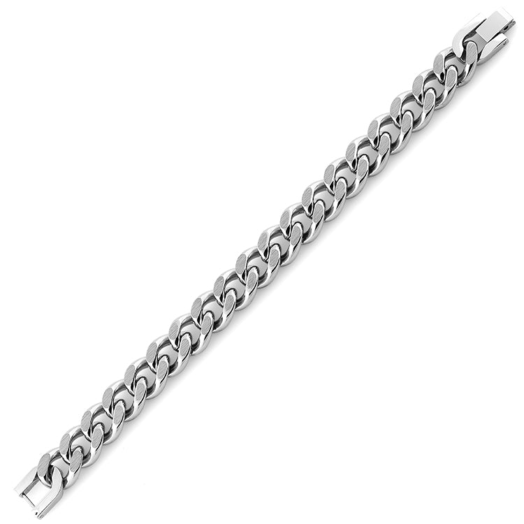 Stainless Steel Curb Link Bracelet