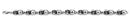 Stainless Steel Phantom Skull Link Bracelet