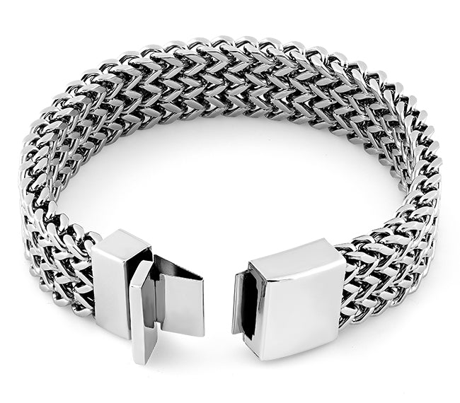 Stainless Steel Thick Wheat Chain Bracelet