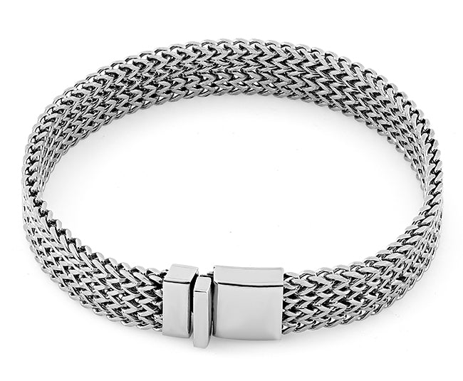 Stainless Steel Thin Wheat Chain Bracelet