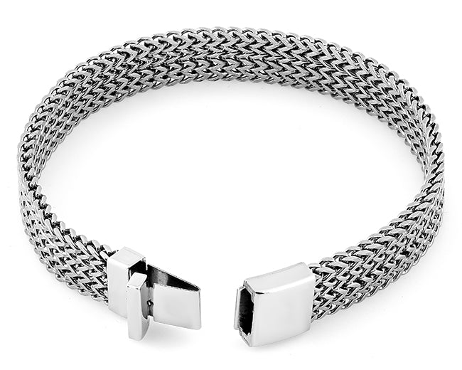 Stainless Steel Thin Wheat Chain Bracelet
