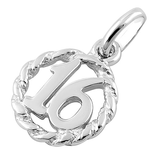 Sterling Silver 16 Pendant