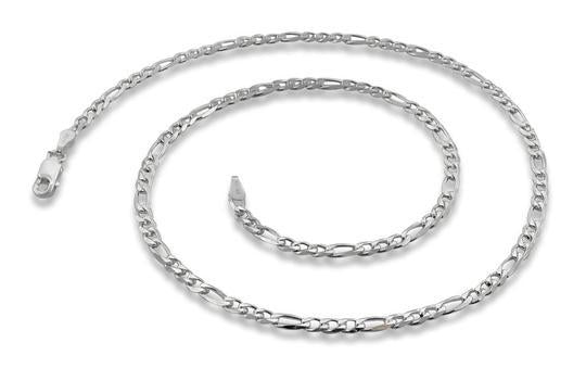 Sterling Silver Figaro Chain 2.2mm