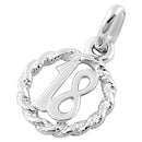 Sterling Silver 18 Pendant