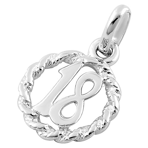 Sterling Silver 18 Pendant