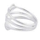 Sterling Silver Abstract Circles Ring