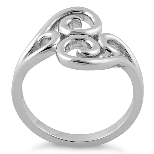 Sterling Silver Abstract Vines Ring