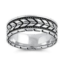 Sterling Silver Arrow Band Ring