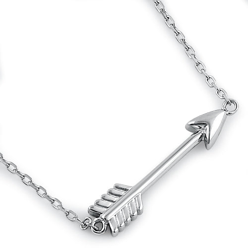 Sterling Silver Arrow Necklace