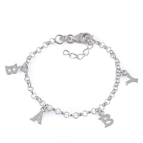 Sterling Silver "Baby" Bracelet - Child Size