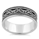 Sterling Silver Bali Design Band Ring