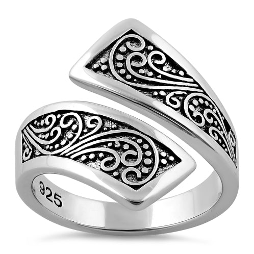 Sterling Silver Bali Swirl Ring