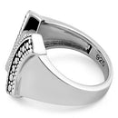 Sterling Silver Bali X Ring