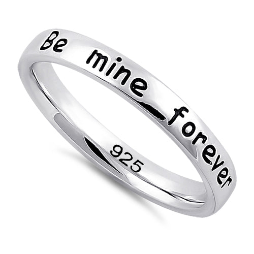 Sterling Silver "Be mine forever" Ring