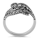 Sterling Silver Beads Flower Ring