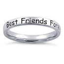 Sterling Silver "Best Friends Forever" Ring