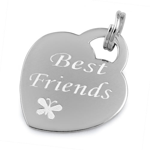 Sterling Silver "Best Friends" Pendant