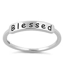 Sterling Silver "Blessed" Ring