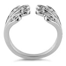 Sterling Silver Blooming Hearts Ring