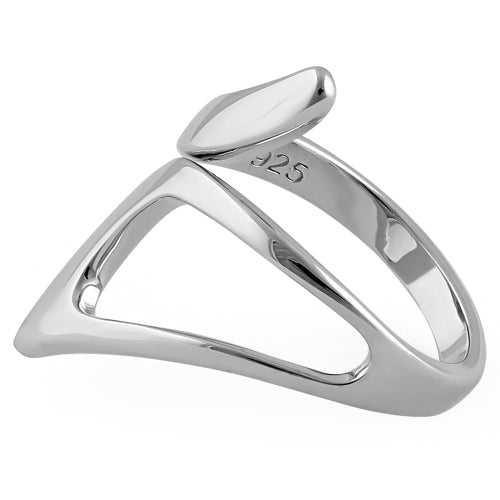 Sterling Silver Bold Unqiue Shapes Ring