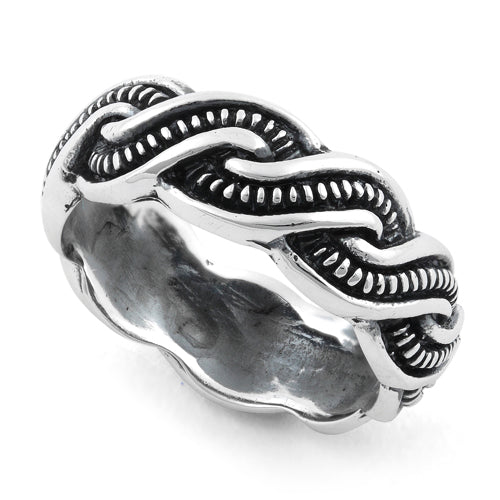 Sterling Silver Braid Ring