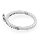 Sterling Silver Butterfly CZ Ring