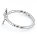 Sterling Silver Butterfly Ring