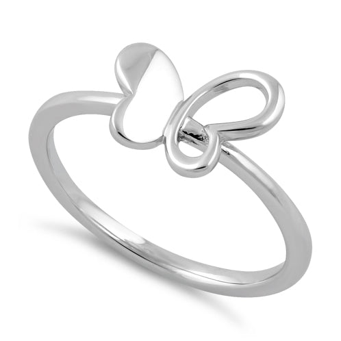 Sterling Silver Butterfly Ring