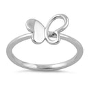 Sterling Silver Butterfly Ring
