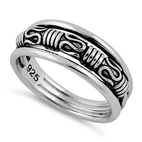 Sterling Silver Byzantine Ring