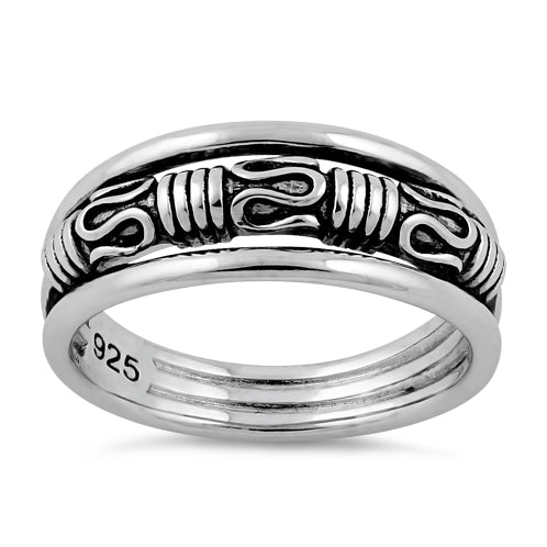 Sterling Silver Byzantine Ring