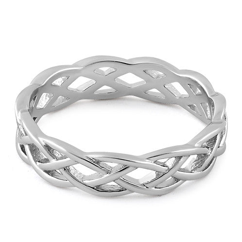 Wholesale Sterling Silver Celtic Band Ring for Sale - Wholesale Sparkle