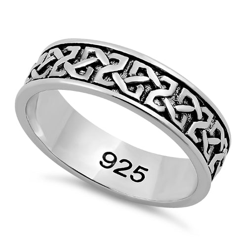 Sterling Silver Celtic Band Ring