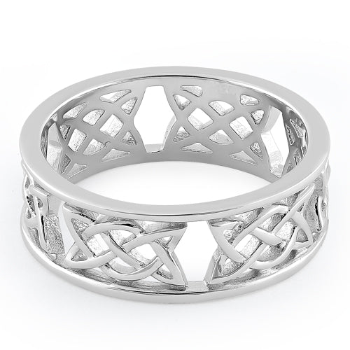 Sterling Silver Celtic Style Ring