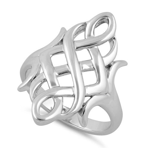 Sterling Silver Celtic Swirl Ring