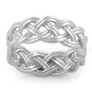 Sterling Silver Celtic Woven Ring