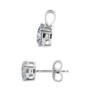 Sterling Silver Clear CZ Set
