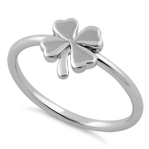 Sterling Silver Clover Ring