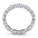 Sterling Silver Cluster Eternity CZ Ring