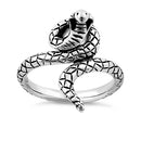 Sterling Silver Cobra Snake Ring