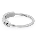 Sterling Silver "Compassion" Ring