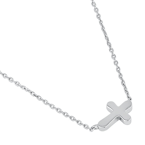 Sterling Silver Cross Necklace