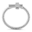 Sterling Silver Cross Ring