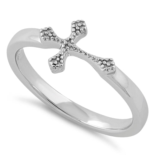 Sterling Silver Cross Ring