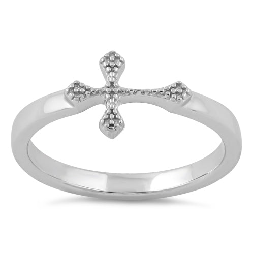 Sterling Silver Cross Ring