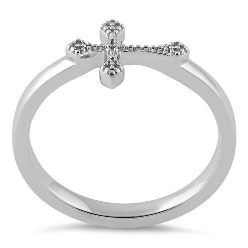 Sterling Silver Cross Ring