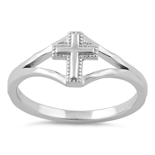 Sterling Silver Cross Ring