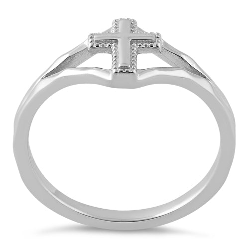 Sterling Silver Cross Ring